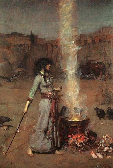 Magic Circle, John William Waterhouse